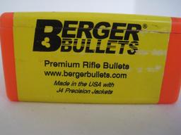 75 Count Berger VLD Hunting 30 cal  190 Grain for 1 in 12" Twist or Faster