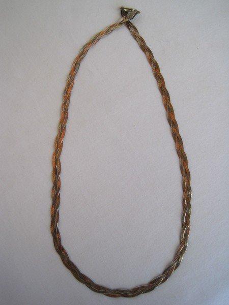 Italian 925 Braided Necklace