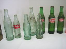 Lot - Coca-Cola Drink Bottles Berlin Pa., Spartanburg S.C., 3 Orange Crush Bottles