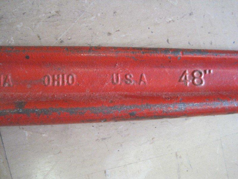 The Ridge Tool Co. 48" Pipe Wrench