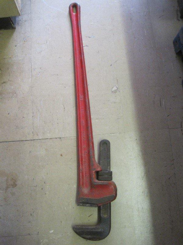The Ridge Tool Co. 48" Pipe Wrench