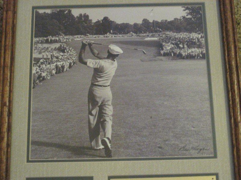 Ben Hogan "The Hawk" Autopen Signed Photograph Monogrammed #2 Golf Ball