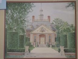 Heritage Art "The Governor's Palace" by Artist Ann Charlton Print w/ Matt