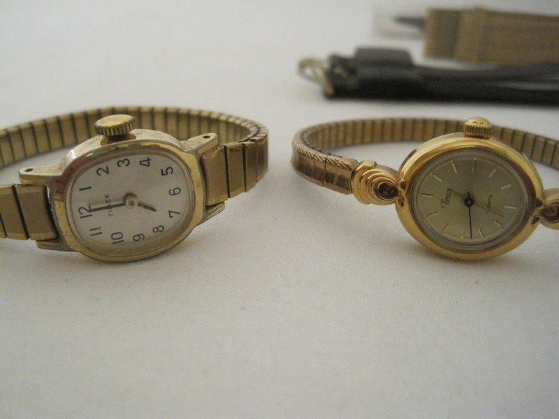 Lot - 7 Ladies Wrist Watches Star Lite, 5 Timex & Guess