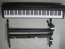 Yamaha Electric Keyboard Digital Piano-P95 Model w/ Folding Stand, Pedal & Power Adaptor