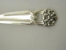 52 Pieces - 1847 Rogers Brothers Silverplate Eternally Yours Pattern Pierced Handle/Floral Motif