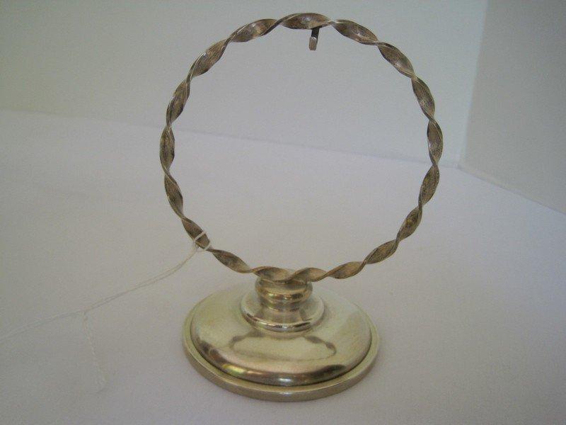 Frank M. Whiting Co. Sterling Pocket Watch Holder Stand