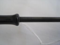 Web Sterling Candle Snuffer w/ Black Lacquer Wooden Handle