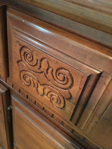 Sumter Cabinet Co. Mahogany-Veneer Wood Dresser w/ Top Mirror