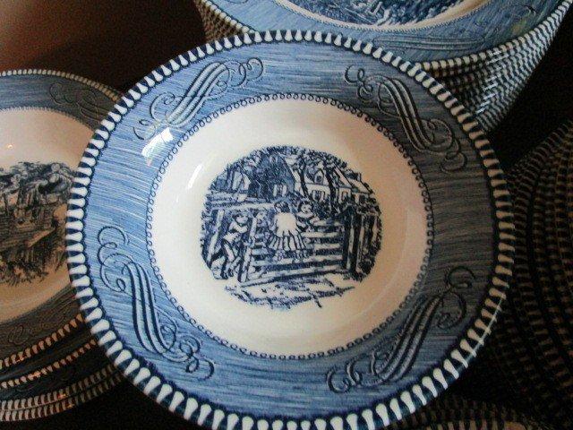 Currier & Ives Ceramic Underglaze Print by Royal Dinnerware