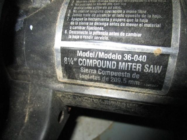 Delta 8 1/4" Compound Miter Saw Model 36-040