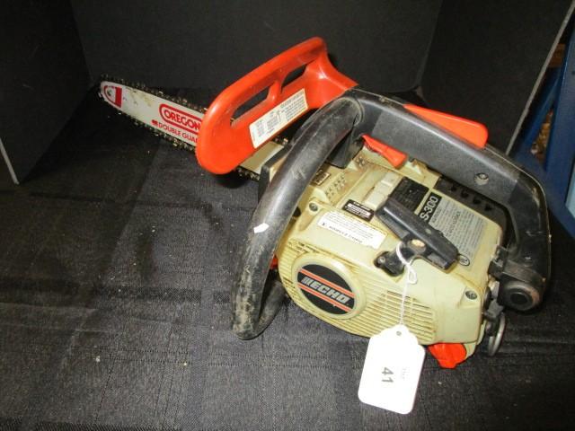 CS-300 Echo Gas Powered Chainsaw Double Guard 14" Blade Serial No.030.48508