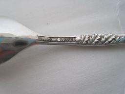 Tiffany & Co. Sterling Art Nouveau Flower "Floral" Design Demitasse Spoon (11.7 grams)