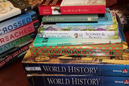 Lot - Books, World History, Ally Candie Crossed Series, Harry Potter, Karma Sutra, Etc.