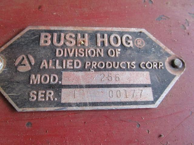 Red Metal Bush Hog 3 Point, 6' Rotary Mower Tractor Attachment, Model 256