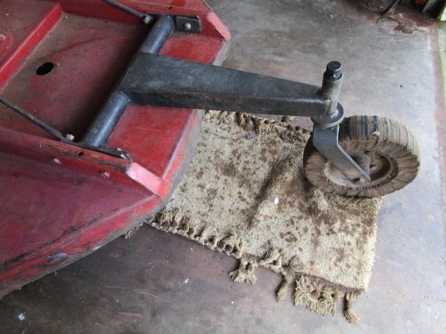 Red Metal Bush Hog 3 Point, 6' Rotary Mower Tractor Attachment, Model 256