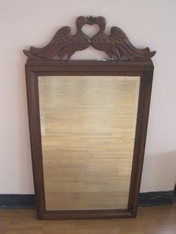 Bob Timberlake Lexington Furniture Ind. Cherry Framed 1" Beveled Glass Wall Mirror