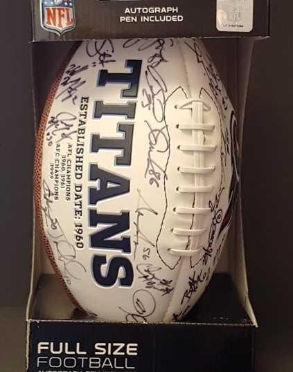 Tennessee Titans 2011-12 Autographed Football