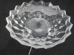 Fostoria American 3 Toed Bon-Bon/Mint Dish