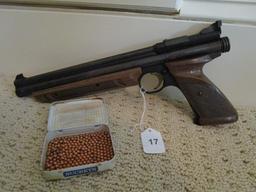 Pellet Gun Wooden/Plastic Stock Metal Barrel