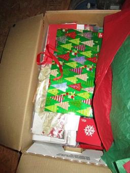 Christmas Lot - Christmas Tree, Decorations, Bauble, Wrapping, Cards, Etc.