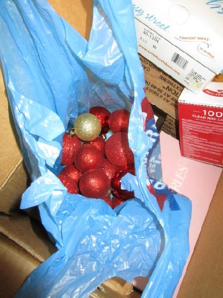 Christmas Lot - Christmas Tree, Decorations, Bauble, Wrapping, Cards, Etc.