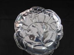 Tiffany & Co. Sterling Silver 252255 Cabbage Leaf Design Bowl 9 1/2"