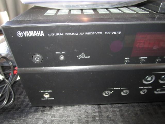 Yamaha RX-V575 Natural Sound Cinema DSP 3D Surround Sound System Control Center