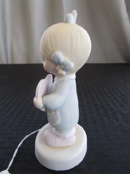 "God Is Love, Dear Valentine" Girl © 1981 Johnathan & David, Enesco Imports E-7154