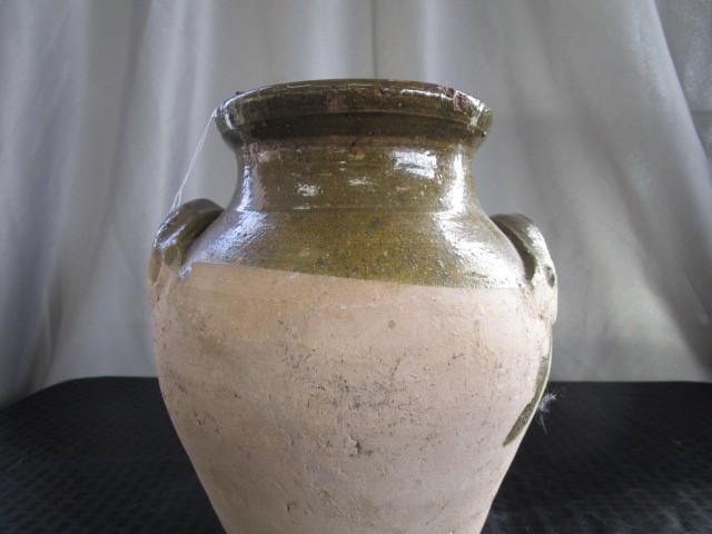 Glazed Stoneware Pottery w/ Handles Urn Style