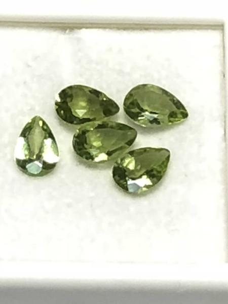 Assorted Pear Shaped Peridot