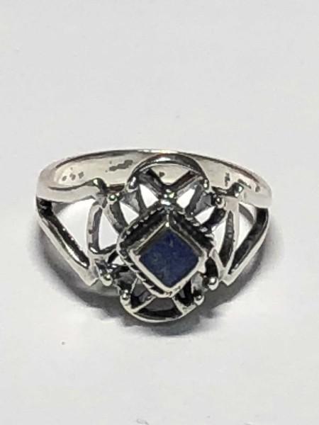 Sterling Silver Lapis Ring