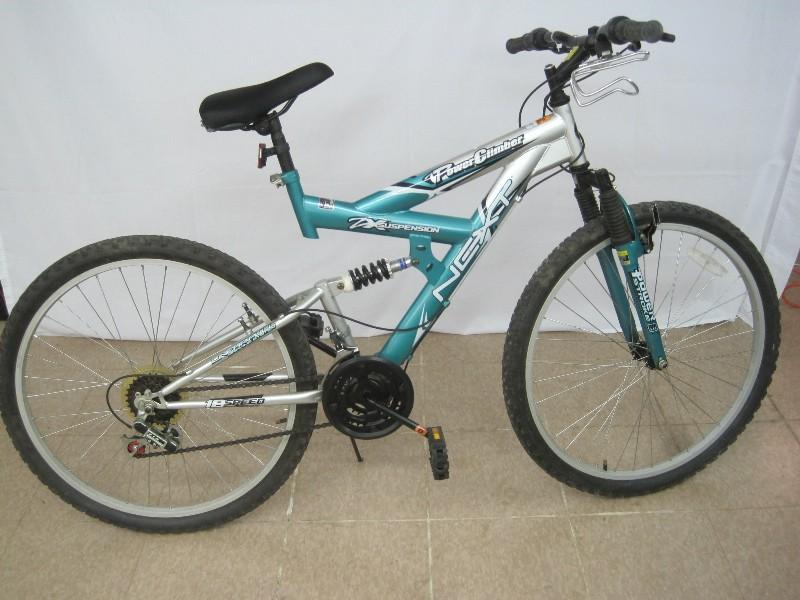 Next Power Climber 2x Suspension 18 Speed Mountain Bicycle w/ Liner Pull Braking System