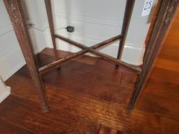 Genuine Mahogany Drop-Leaf Side Table by Mahogany Association Inc. 1 Dovetail Drawer