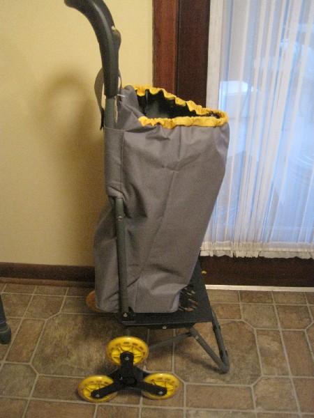 Climb Cart Folds For Storage/Climbs Stairs w/ Ease