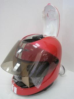 Rad Red Ford Racing Helmet 10 Cup Coffee Maker Keep Warm Anti-Drip