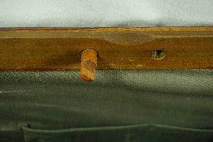 1940's WWII Era Dar-Lin Wood Clutch Purse USA Made