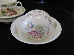 Lot - The Flopsy Bunny Royal Albert Bone China, England Cup & Plate