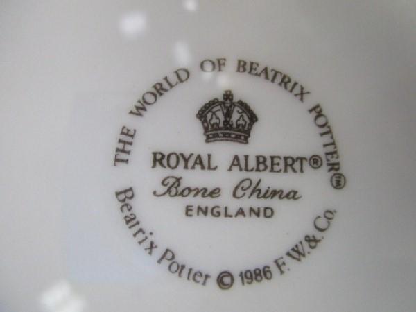 Lot - The Flopsy Bunny Royal Albert Bone China, England Cup & Plate