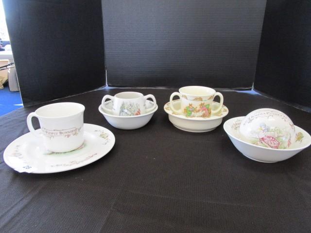 Lot - The Flopsy Bunny Royal Albert Bone China, England Cup & Plate