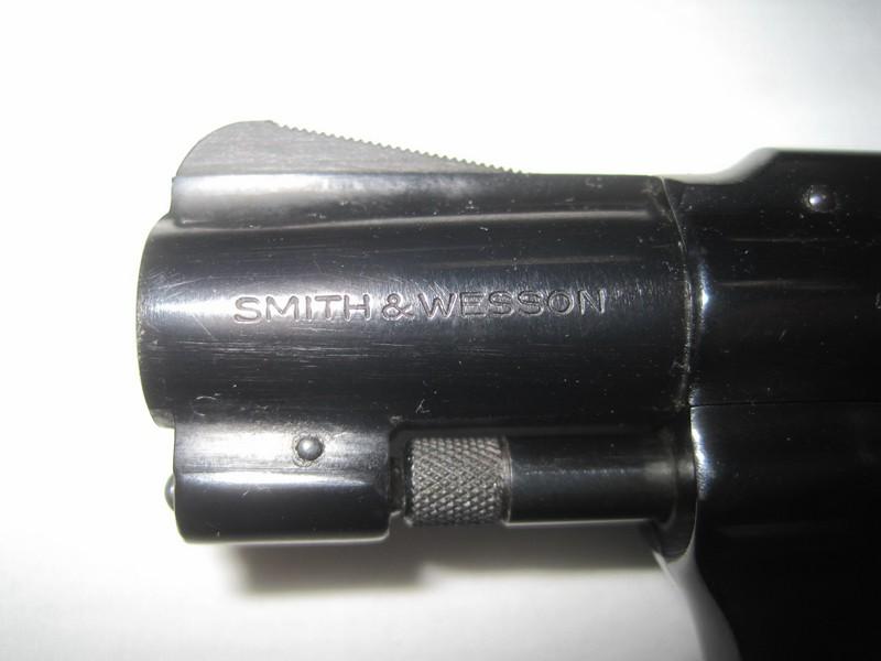 Smith & Wesson .38 Special Revolver Pistol Hand Gun w/Leather Holster- Serial#J243555