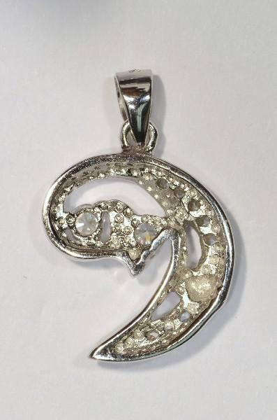 Sterling Silver Cubic Zirconia Pendant