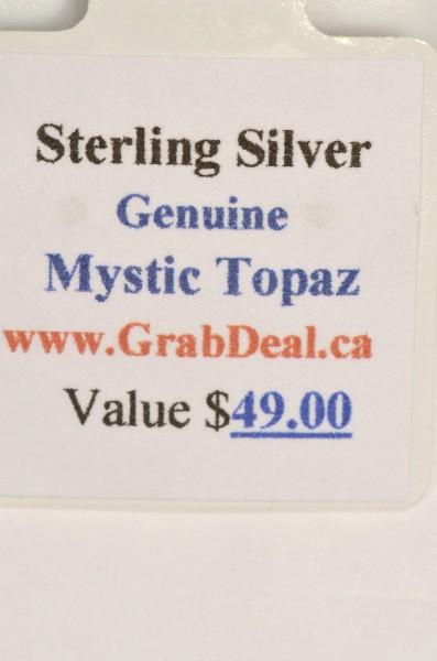Sterling Silver Mystic Topaz Pendant