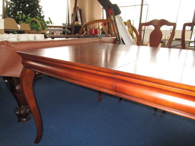 Vaughn Furniture Inc. Wooden Dining Table Extendable Top w/ 1 Leaf