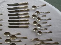 72 Pieces - Towle Silver Smiths Sterling Silverware Paul Revere 1906 Pattern