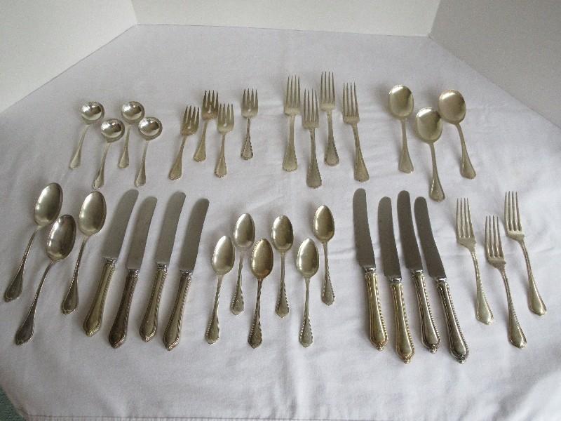 32 Pieces - Towle Silver Smiths Sterling Silverware Paul Revere 1906 Pattern