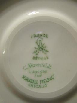 12 France Depose C. Ahrenfeldt Cups/Saucer Plates