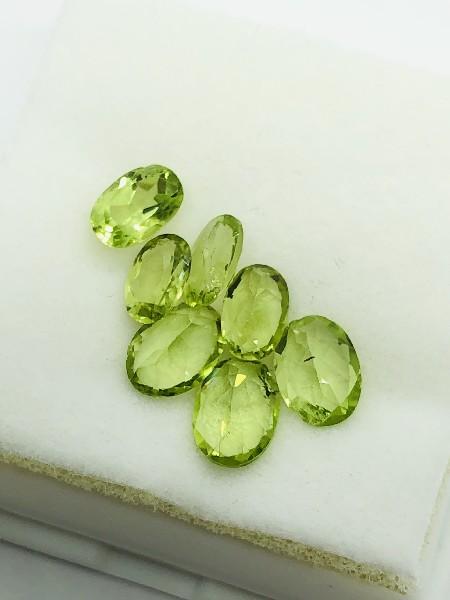 Genuine Peridot 4ct 5x3, 6x4, 7x5mm