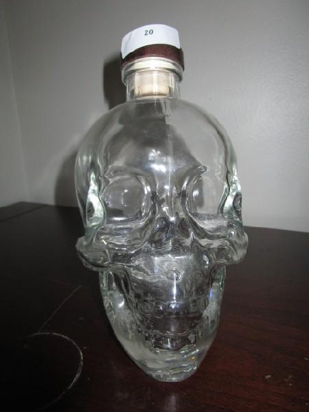 50 Years Rolling Stones Crystal Head Vodka 750ml Glass Bottle Skull Design