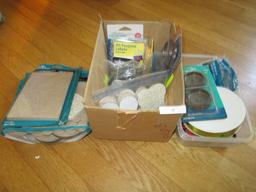 Misc. Lot - Felt Pads, Caster Cups, Clip Rings, Etc.